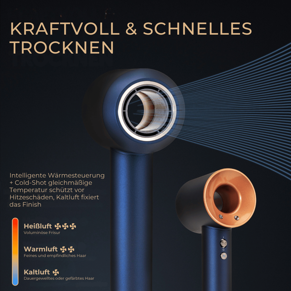 AirLuxe Pro - Trockenes Haar in Rekordzeit
